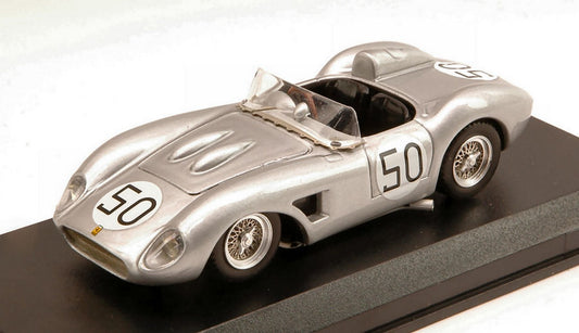 MODELLINO IN SCALA COMPATIBILE CON FERRARI TRC 500 N.50 WINNER S.BARBARA 1962 K.MILES 1:43 ART MODEL AM0258