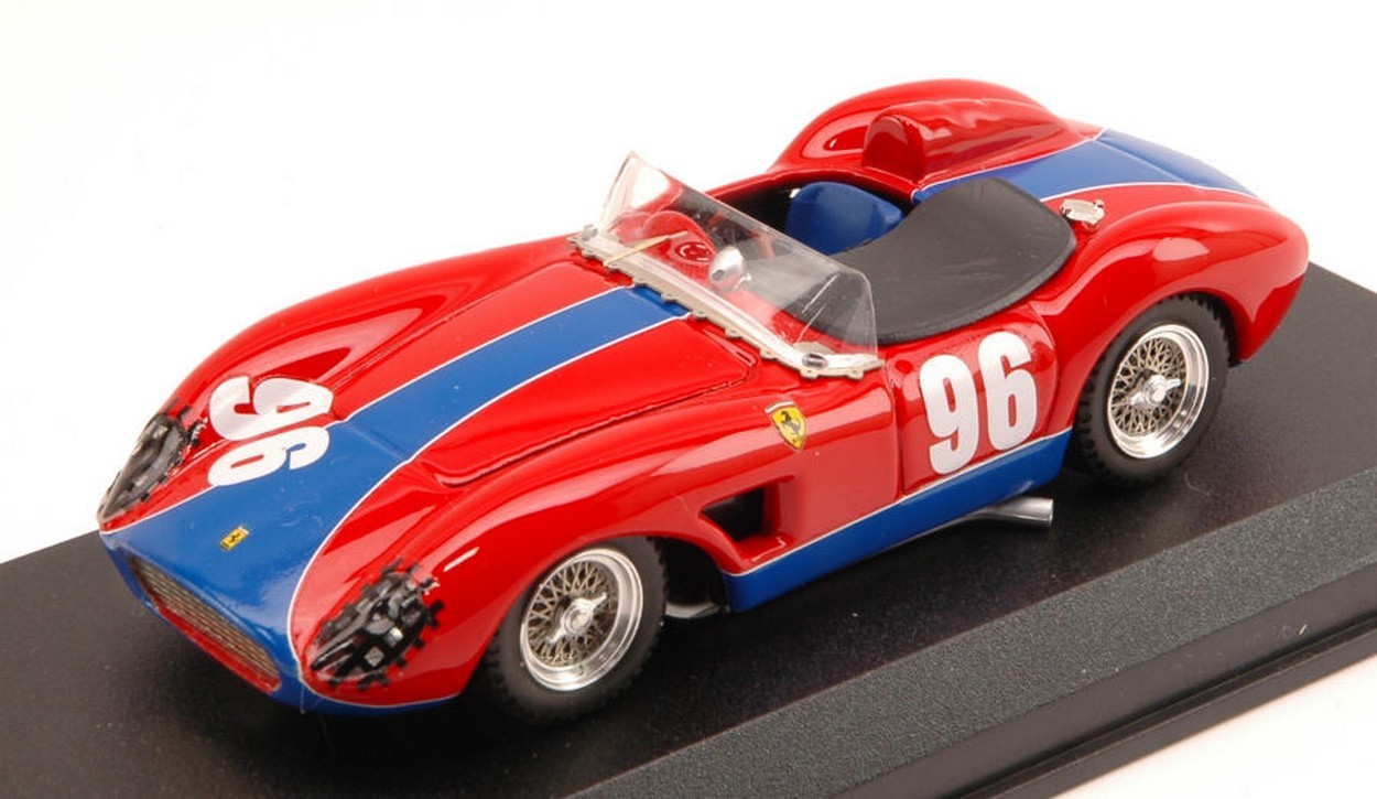 MODELLINO IN SCALA COMPATIBILE CON FERRARI TRC 500 N.96 WINNER 3H SEBRING 1958 CUNNINGHAM 1:43 ART MODEL AM0172