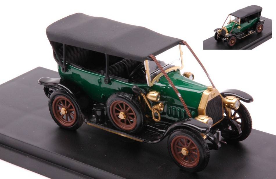 MODELLINO IN SCALA COMPATIBILE CON FIAT 0 1914 VERDE/NERO 1:43 RIO RI4350-2