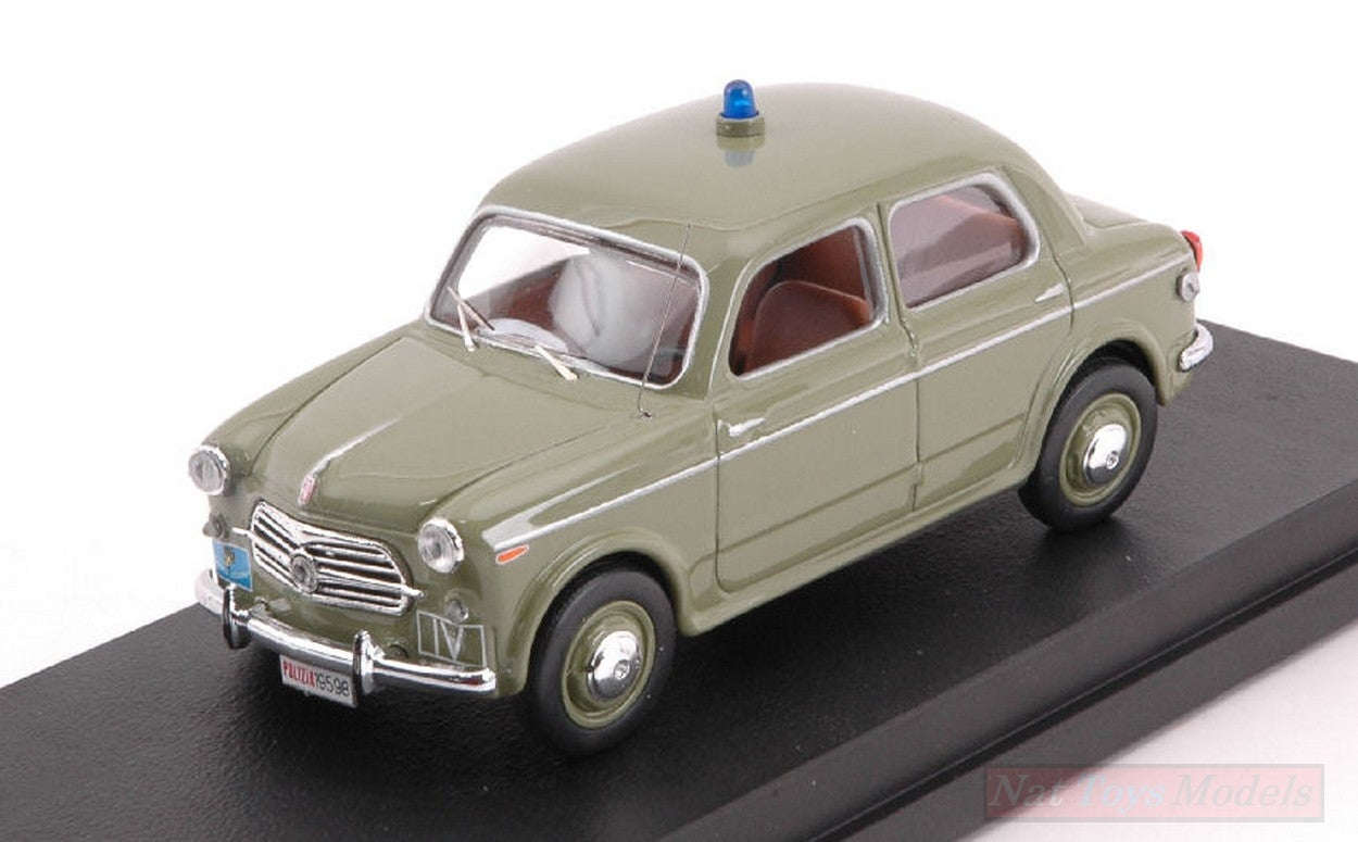 MODELE REDUIT COMPATIBLE AVEC FIAT 1100/103 POLIZIA 1954 1:43 RIO RI4587