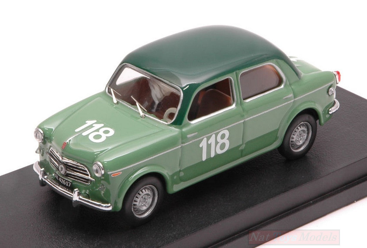 MODELLINO IN SCALA COMPATIBILE CON FIAT 1100/103 TV N.118 55th (WINN.CLASS) MM 1955 MANDRINI-BERTASSI 1:43 RIO RI4531