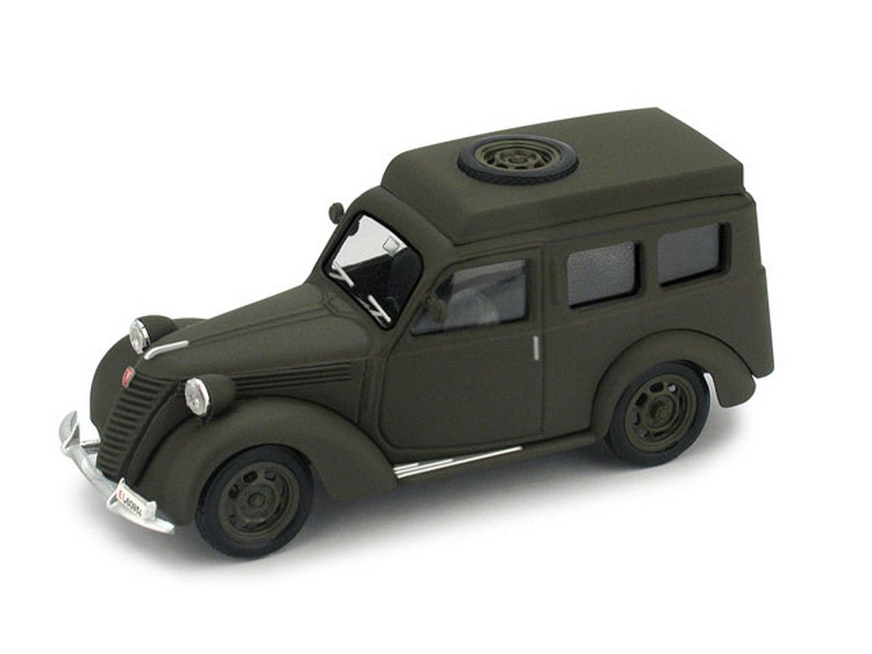 MODELLINO IN SCALA COMPATIBILE CON FIAT 1100 CARABINIERI 1950 1:43 BRUMM BM0460