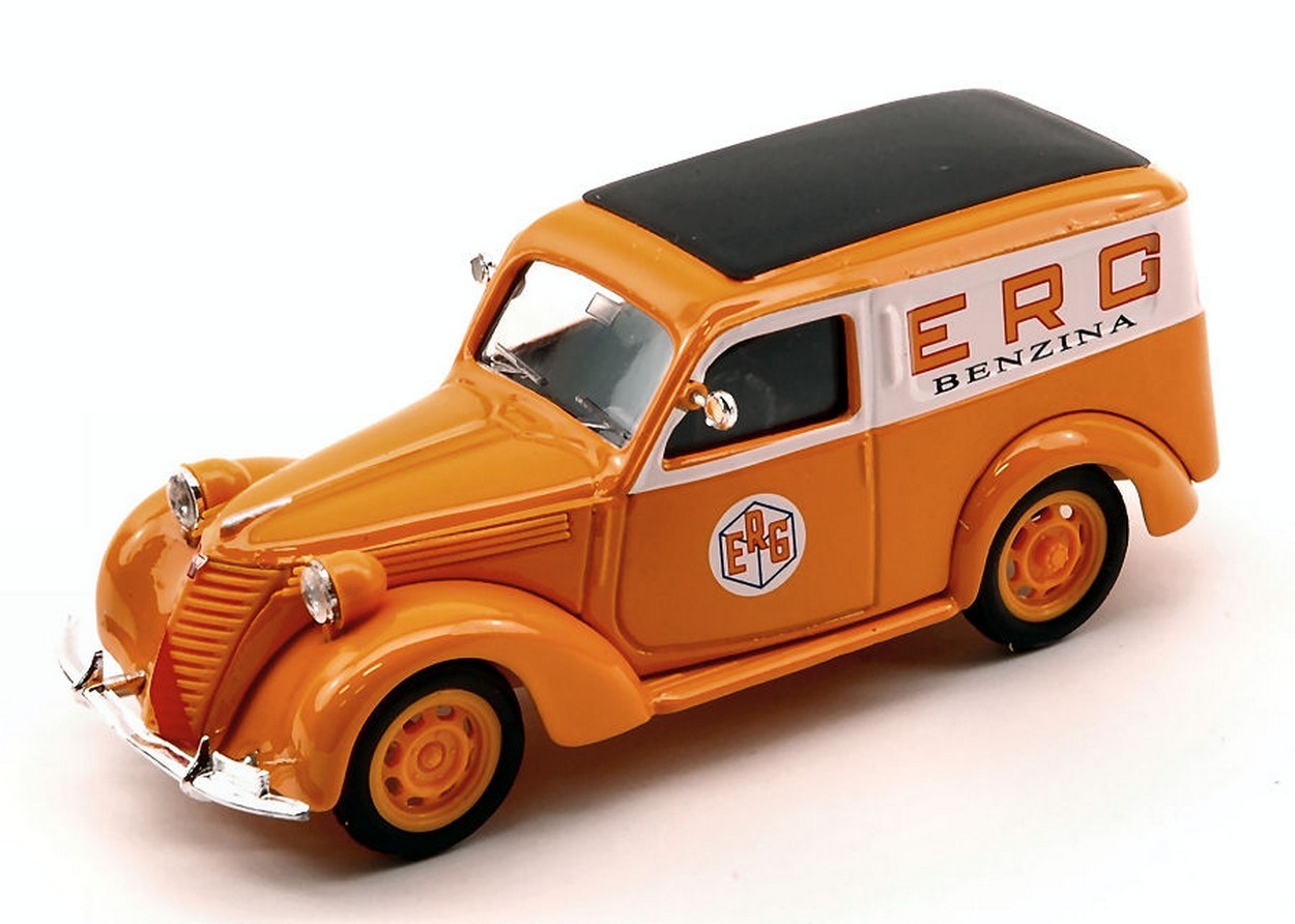 MODELE REDUIT COMPATIBLE AVEC FIAT 1100 ET ERG VAN 1950 1:43 BRUMM BM0375