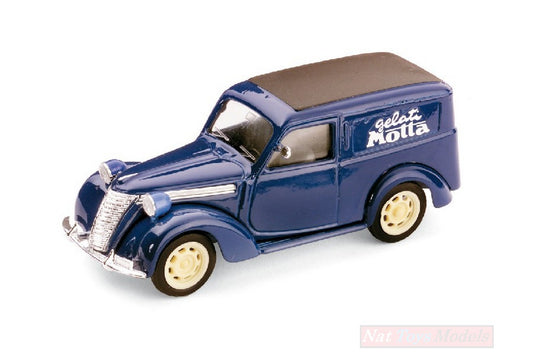 SCALE MODEL COMPATIBLE WITH FIAT 1100 AND MOTTA VAN 1950 1:43 BRUMM BM0329