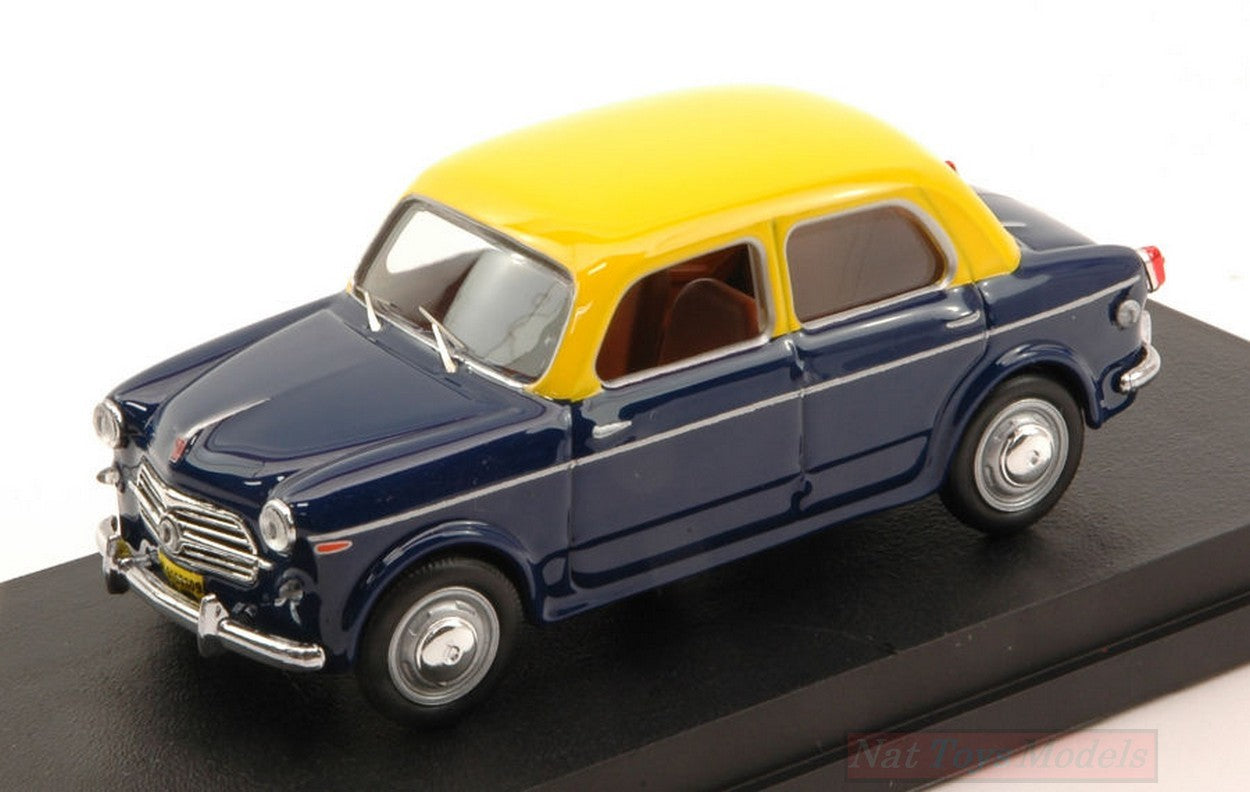 MODELLINO IN SCALA COMPATIBILE CON FIAT 1100 TV INDIA/MUMBAI TAXI 1:43 RIO RI4496