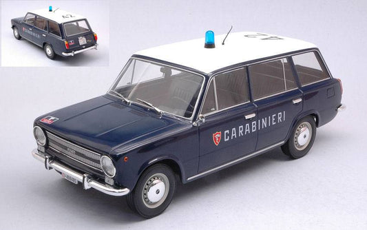 SCALE MODEL COMPATIBLE WITH FIAT 124 FAMILIARE 1972 CARABINIERI 1:18 TRIPLE 9 T9-1800222