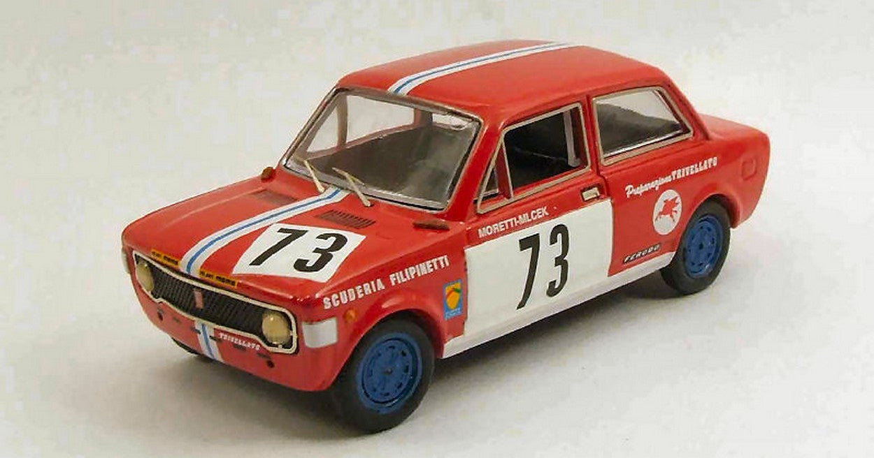 SCALE MODEL COMPATIBLE WITH FIAT 128 N.73 BRNO 1971 MORETTI-MICEK 1:43 RIO RI4375