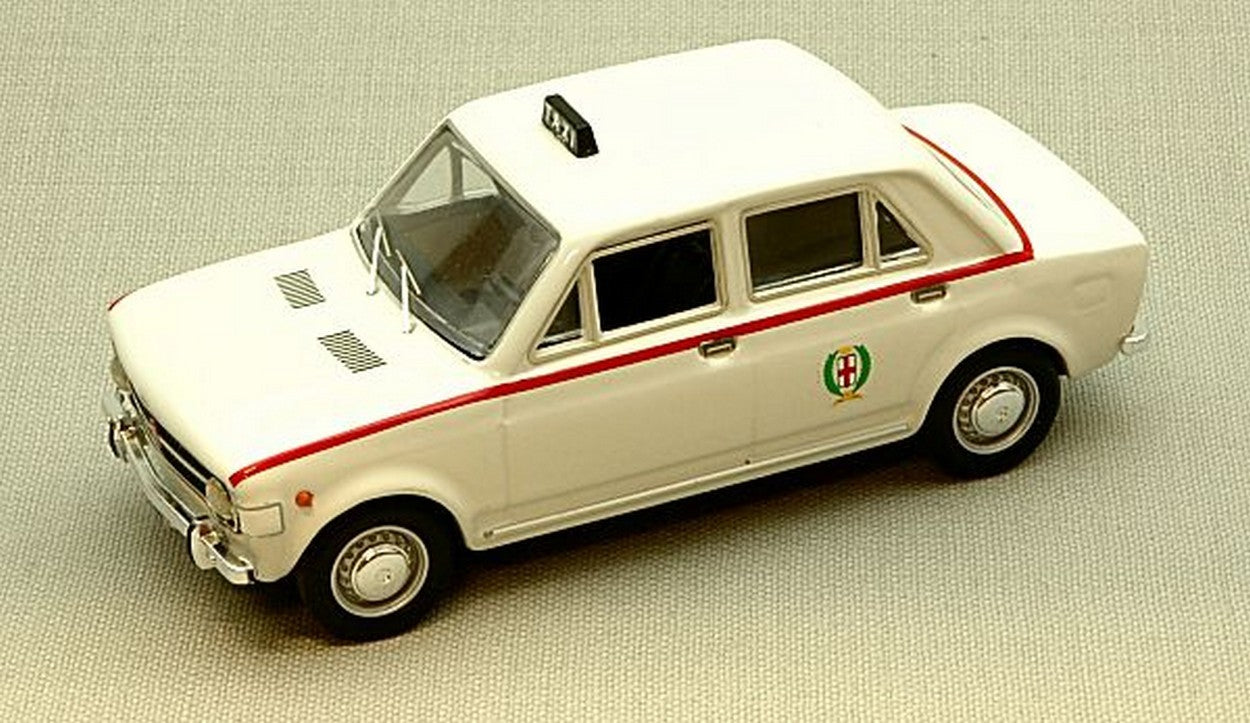 MODELLINO IN SCALA COMPATIBILE CON FIAT 128 TAXI MILANO 1972 1:43 RIO RI4169