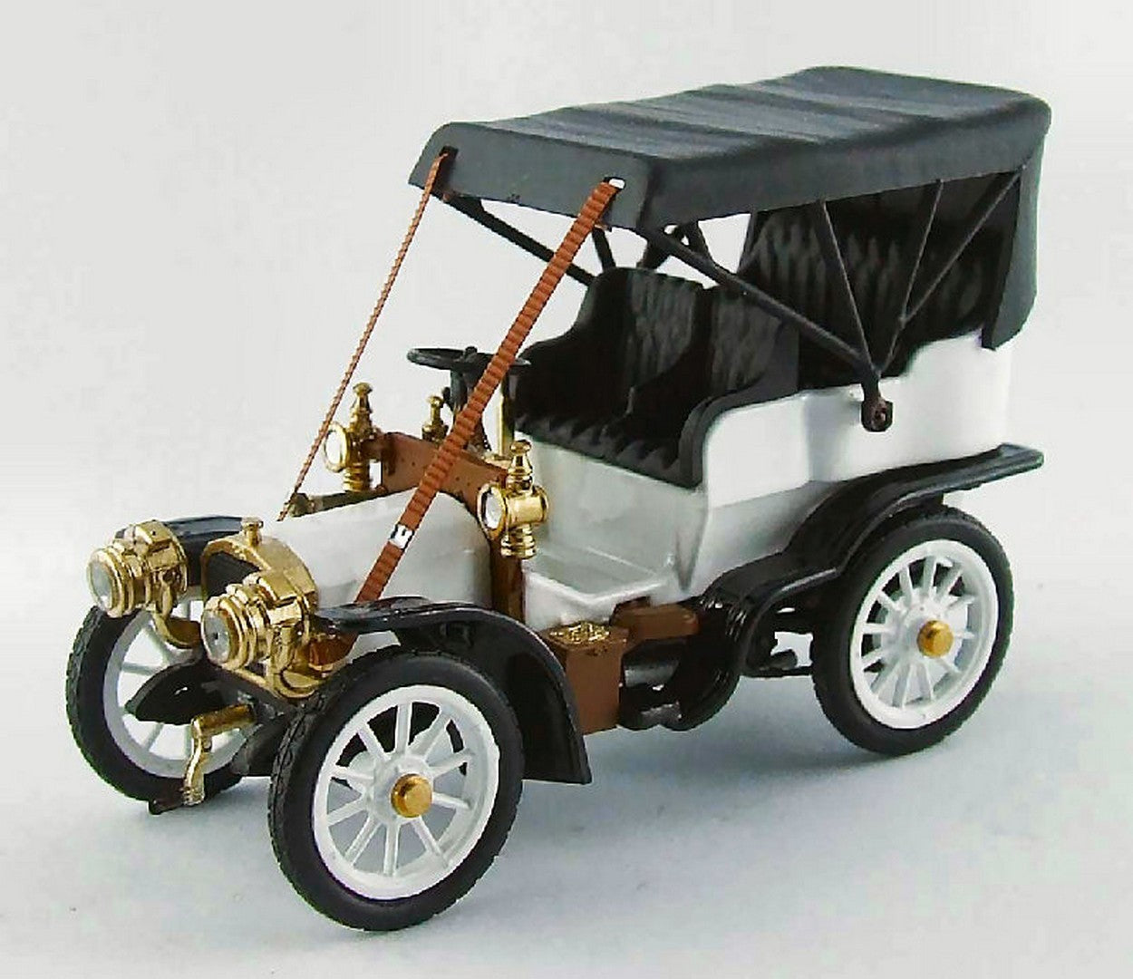 SCALE MODEL COMPATIBLE WITH FIAT 16/24 HP 1903 WHITE/BLACK 1:43 RIO RI4396