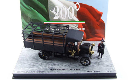 SCALE MODEL COMPATIBLE WITH FIAT 18BL THE FIRST VEHICLES OF THE ARMA W/2 FIGURES ED.LIM.PCS 200 1:43 RIO RI0200-3D