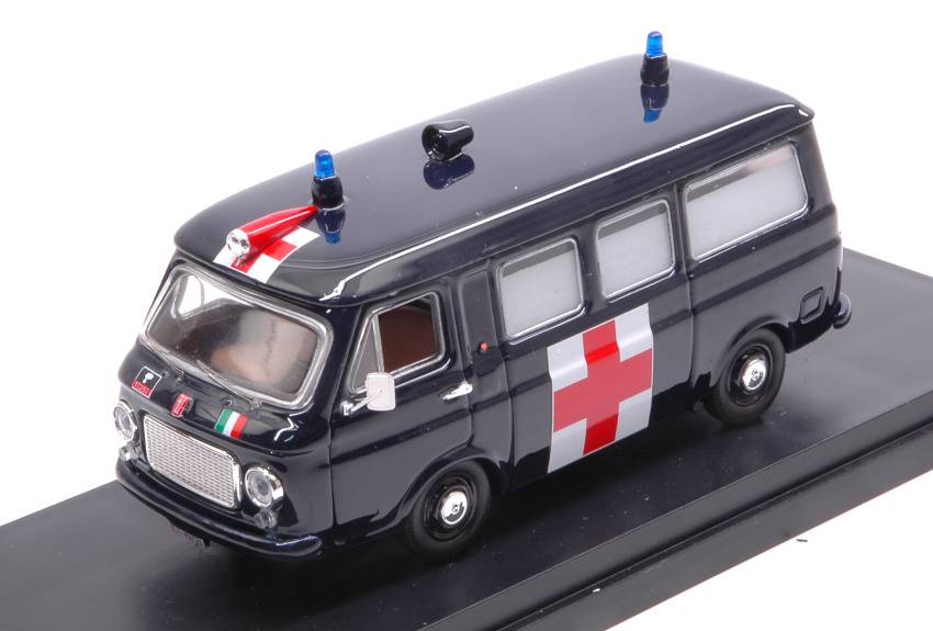 SCALE MODEL COMPATIBLE WITH FIAT 238 CARABINIERI AMBULANCE 1:43 RIO RI414108