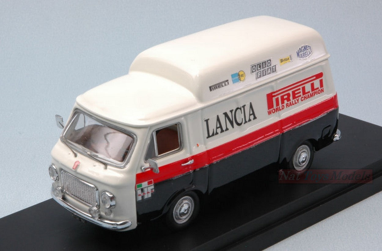 SCALE MODEL COMPATIBLE WITH FIAT 238 HIGH ROOF PIRELLI ASSISTANCE LANCIA 1:43 RIO RI4549