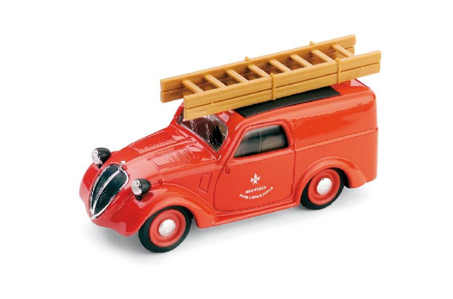 SCALE MODEL COMPATIBLE WITH FIAT 500 B FIREFIGHTERS 1946 1:43 BRUMM BM0246