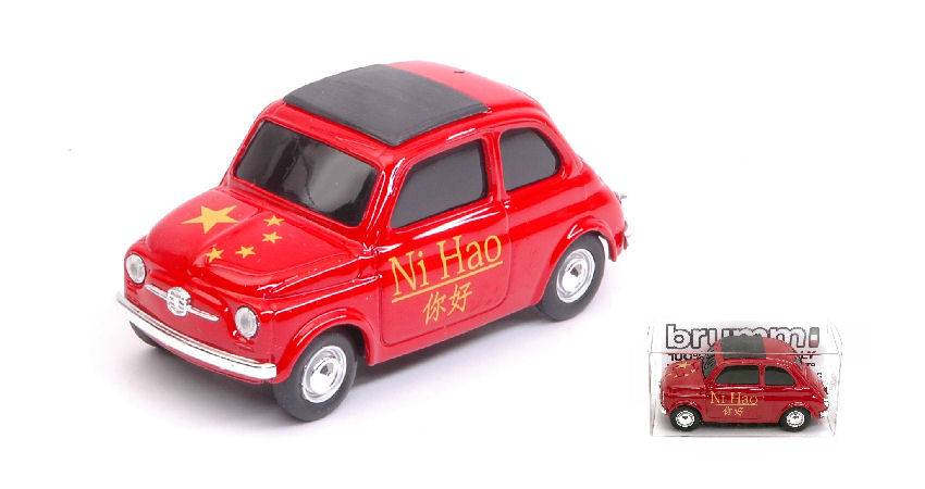 SCALE MODEL COMPATIBLE WITH FIAT 500 BRUMS CHINA 1:43 BRUMM BMBR060 MODEL