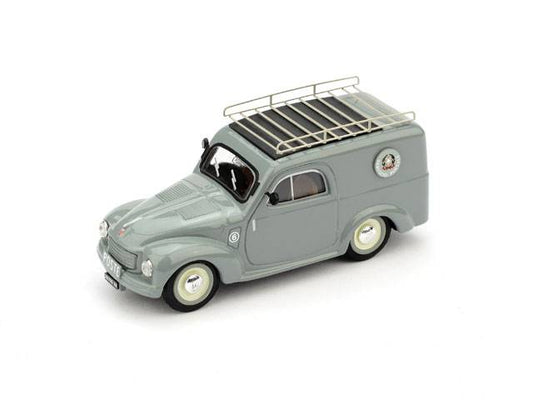 SCALE MODEL COMPATIBLE WITH FIAT 500 C VAN POSTE ITALIANE VARESE 1956 1:43 BRUMM BM0509