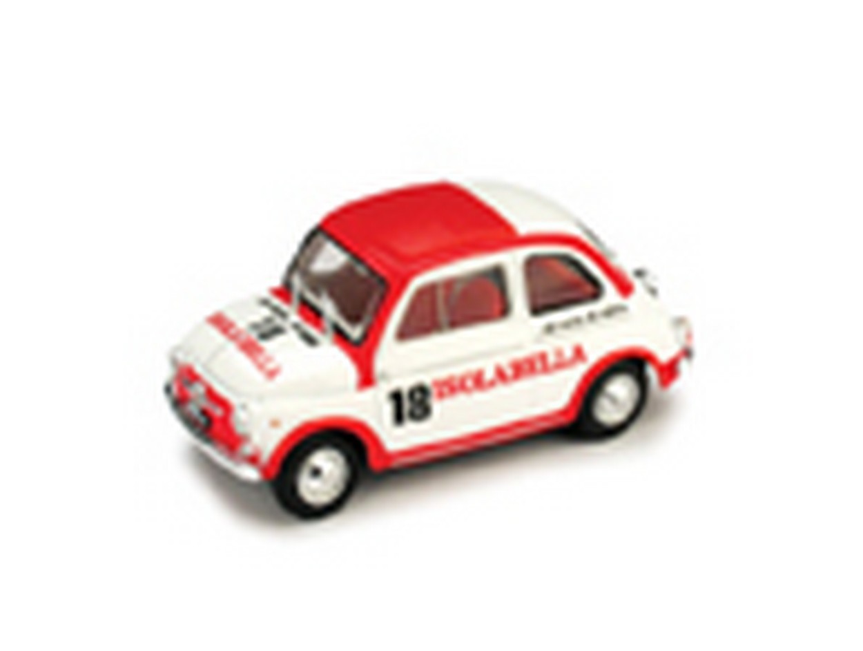 MODELLINO IN SCALA COMPATIBILE CON FIAT 500 D AMARO ISOLABELLA 1960 1:43 BRUMM BM0408