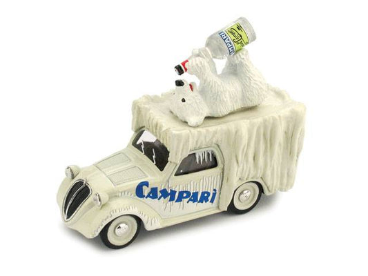 SCALE MODEL COMPATIBLE WITH FIAT 500 VAN GOLOSO BEAR 1950 1:43 BRUMM BM0450