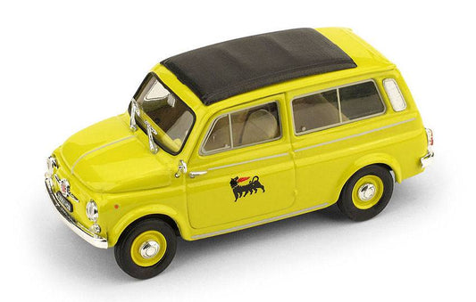 SCALE MODEL COMPATIBLE WITH FIAT 500 GIARDINIERA 1960 AGIP 1:43 BRUMM BM0542