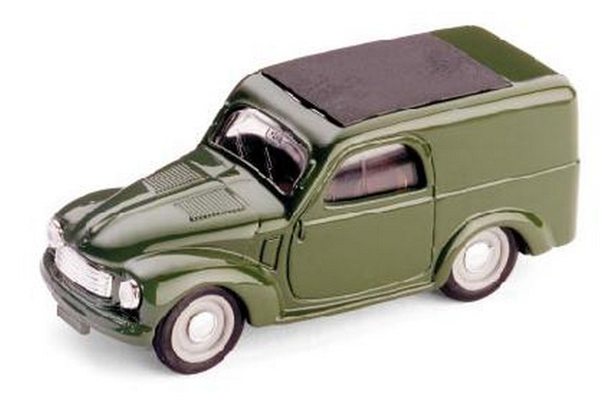 MODELE REDUIT COMPATIBLE AVEC FIAT 500C VAN 1949 VERT OLIVE 1:43 BRUMM BM0051