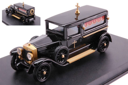 SCALE MODEL COMPATIBLE WITH FIAT 519 HEARSE + COFFIN /FUNERAL CAR COFFIN 1924 1:43 RIO RI4419-2