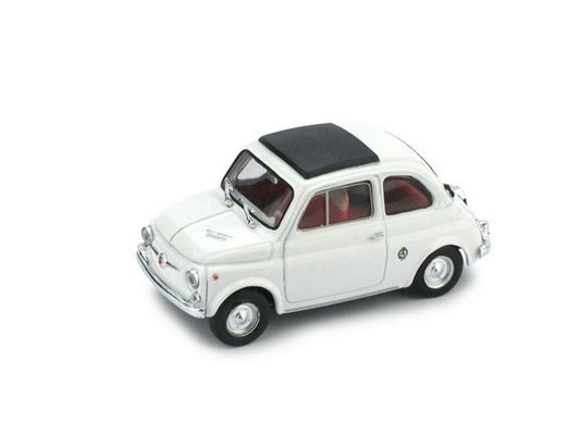 SCALE MODEL COMPATIBLE WITH FIAT 595 SS 1965 WHITE 1:43 BRUMM BM0461