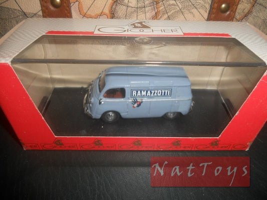 SCALE MODEL COMPATIBLE WITH Fiat 600 Coriasco Ramazzotti 1:43 Giocher GR19Z