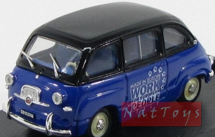 modellino IN SCALA COMPATIBILE CON Fiat 600 Multipla 1956 NUREMBERG 1997 Norimberga 1:43 BRUMM