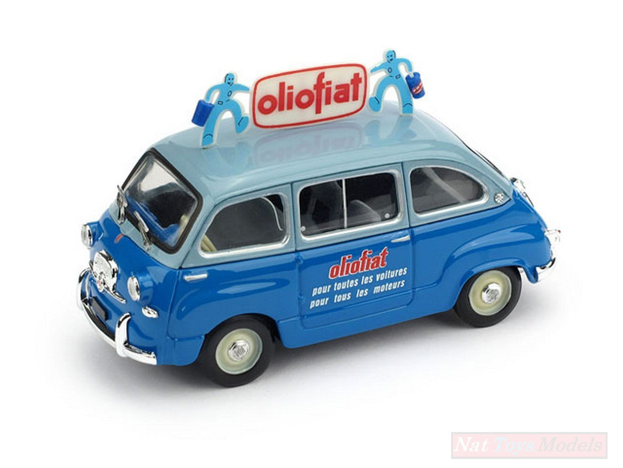 SCALE MODEL COMPATIBLE WITH FIAT 600 MULTIPLA 1956 OIL FIAT 1:43 BRUMM BM0330