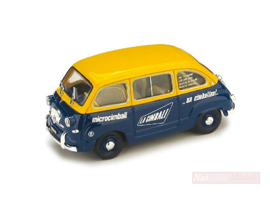 SCALE MODEL COMPATIBLE WITH FIAT 600 MULTIPLA CIMBALI 1960 1:43 BRUMM BM0411