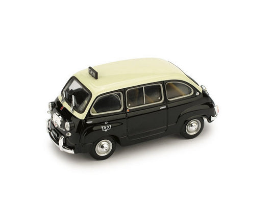 SCALE MODEL COMPATIBLE WITH FIAT 600 MULTIPLA TAXI OF GENOA 1:43 BRUMM BM0481