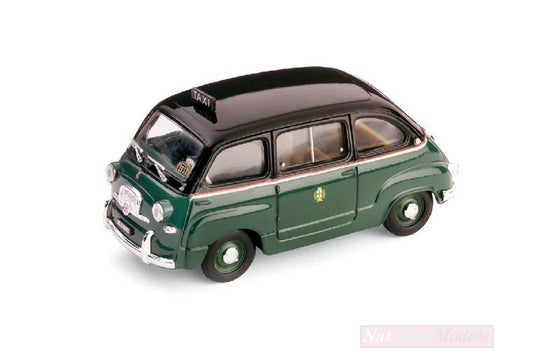 SCALE MODEL COMPATIBLE WITH FIAT 600 MULTIPLA TAXI MILANO 1955 1:43 BRUMM BM0251