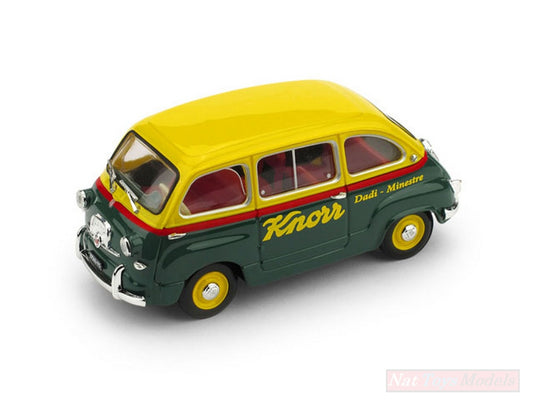 SCALE MODEL COMPATIBLE WITH FIAT 600 MULTIPLA COMMERCIAL VEHICLE BRODO KNORR 1956 1:43 BRUMM BM0643