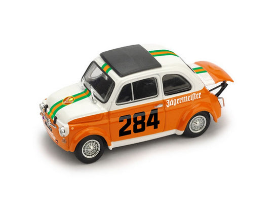 SCALE MODEL COMPATIBLE WITH FIAT 695 SS ABARTH N.284 COLLE DELLA MADDALENA 1973 R.MENAPACE 1:43 BRUMM BM0496