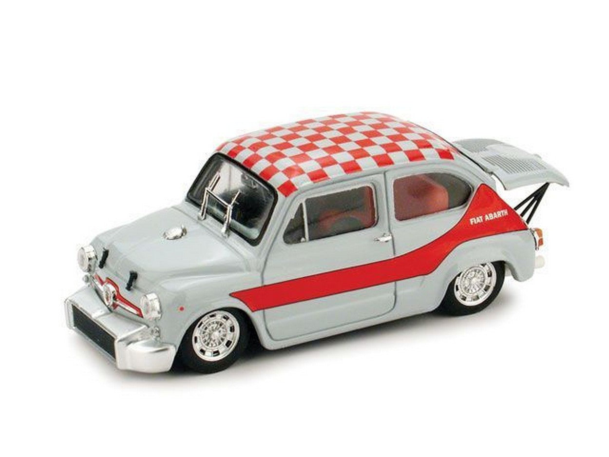 SCALE MODEL COMPATIBLE WITH FIAT ABARTH 1000 BERLINA CORSA GR.5 OFFICIAL 1968 RED LIVERY 1:43 BRUMM BM0380-01