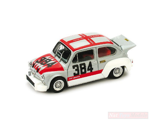 SCALE MODEL COMPATIBLE WITH FIAT ABARTH 1000 N.384 TRENTO-BONDONE 1971 D.GARGAN 1:43 BRUMM BM0431