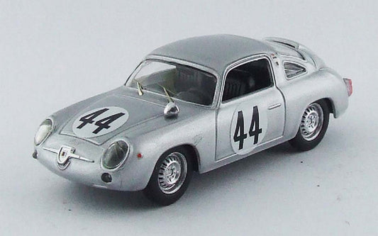 SCALE MODEL COMPATIBLE WITH FIAT ABARTH 700 N.44 22nd (2nd CLASS)1000 KM PARIS 1961 J.VINATIER 1:43 BEST MODEL BT9544