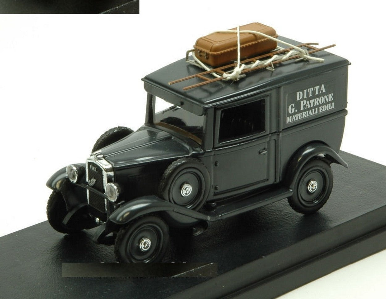 SCALE MODEL COMPATIBLE WITH FIAT BALILLA 1936 COMPANY G.PATRONE BUILDING MATERIALS 1:43 RIO RI4518