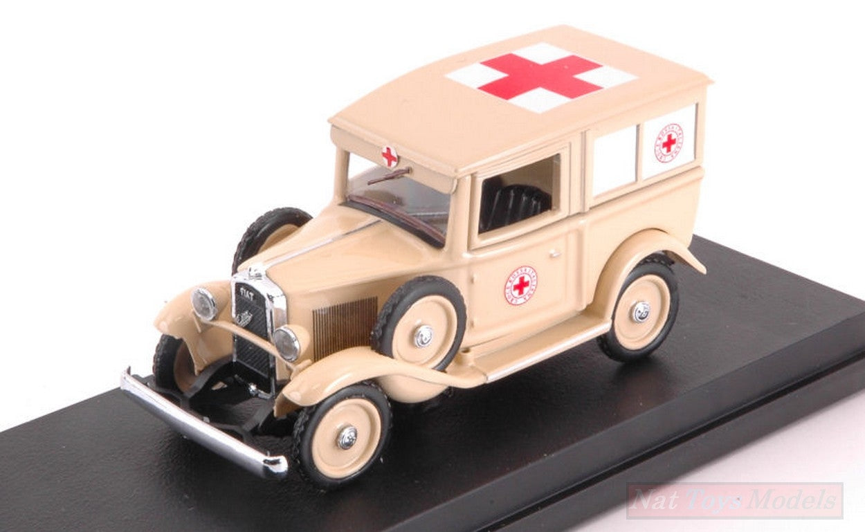 SCALE MODEL COMPATIBLE WITH FIAT BALILLA AMBULANCE AFRICA 1935 1:43 RIO RI4594