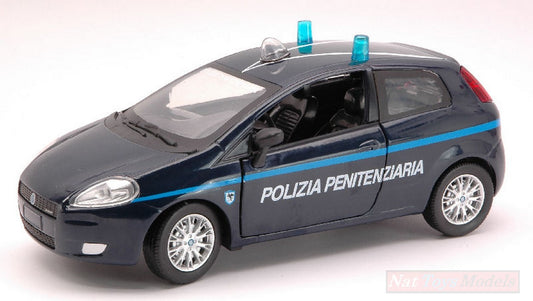 SCALE MODEL COMPATIBLE WITH FIAT GRANDE PUNTO PENITENTIARY POLICE 1:24 NEW RAY NY71153