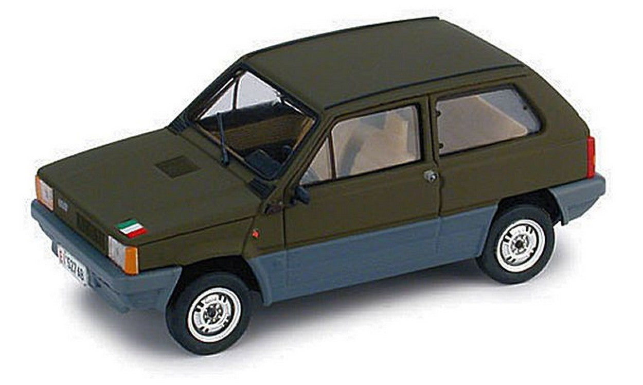 SCALE MODEL COMPATIBLE WITH FIAT PANDA 45 1980 ARMY 1:43 BRUMM BM0394B