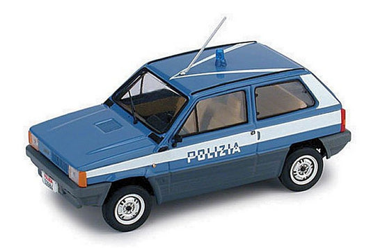 SCALE MODEL COMPATIBLE WITH FIAT PANDA 45 1980 POLIZIA 1:43 BRUMM BM0395