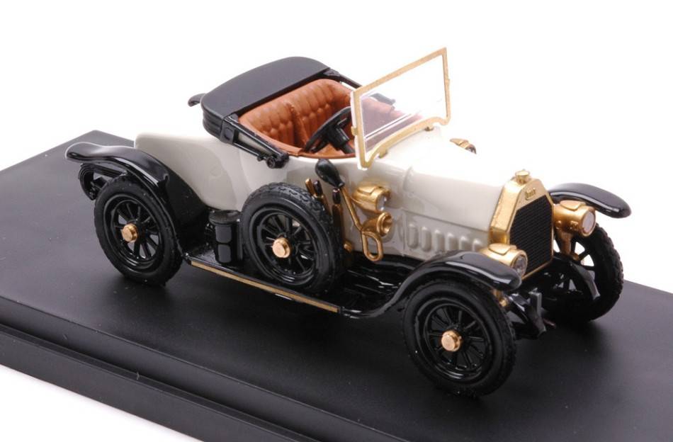 SCALE MODEL COMPATIBLE WITH FIAT TYPE 0 SPIDER 1912 OPEN WHITE 1:43 RIO RI4701