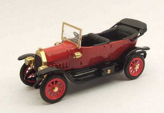 MODELLINO IN SCALA COMPATIBILE CON FIAT ZERO CABRIO 1914 RED 1:43 RIO RI4363