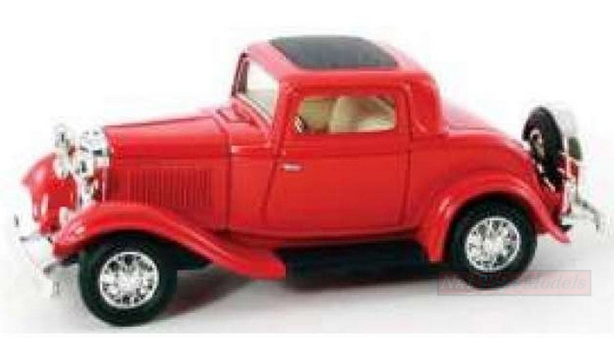 SCALE MODEL COMPATIBLE WITH FORD 3-WINDOW COUPE 1932 RED 1:43 LUCKY LDC94231R