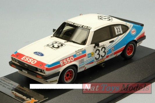 SCALE MODEL COMPATIBLE WITH FORD CAPRI III N.33 3rd 24 H SPA 1981 V.WOODMAN-J.BUNCOMBE-P.CLARK 1:43 PREMIUMX PR0011