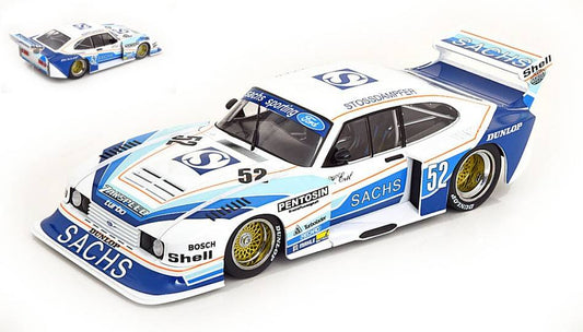 MODELLINO IN SCALA COMPATIBILE CON FORD CAPRI TURBO GR.5 N.52 ZOLDER 1980 H.ERTL  1:18 MODELCARGROUP MCG18801