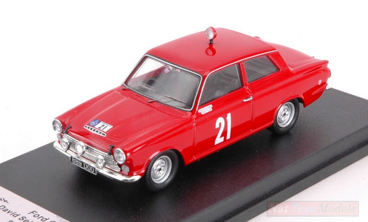 MODELLINO IN SCALA COMPATIBILE CON FORD CORTINA GT N.21 9th RAC RALLY 1964 D.SEIGLE-MORRIS-T.NASH 1:43 TROFEU TFRRUK12