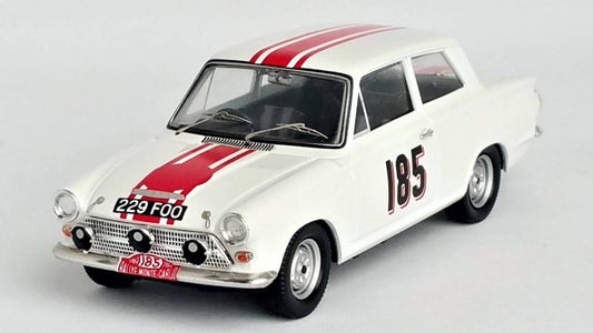 SCALE MODEL COMPATIBLE WITH FORD CORTINA GT RALLY MONTE CARLO 1964 MANUSSIS/UREN 1:43 TROFEU TFRRFR62