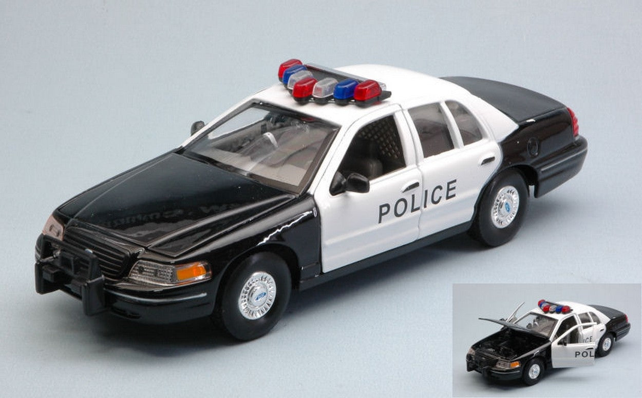 SCALE MODEL COMPATIBLE WITH FORD CROWN VICTORIA POLICE 1:24 WELLY WE2082