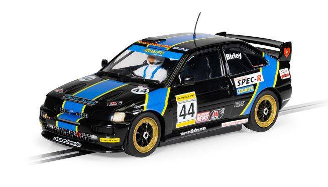 MODELLINO IN SCALA COMPATIBILE CON FORD ESCORT COSWORTH WRC ROD BIRLEY SLOT 1:32 SCALEXTRIC C4427